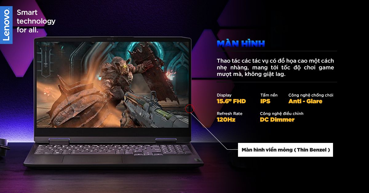 Trải nghiệm chiến game cực chiến với màn hình 120Hz