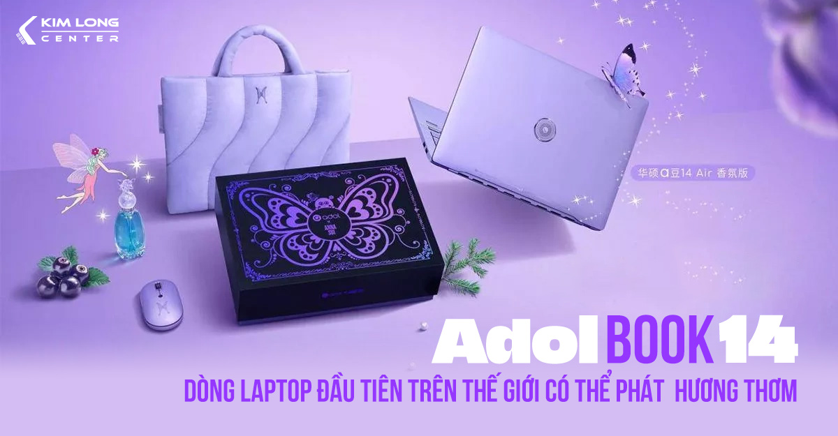 [Độc lạ ASUS] Adol Book 14 - Dòng laptop đầu tiên trên thế giới có thể phát  hương thơm