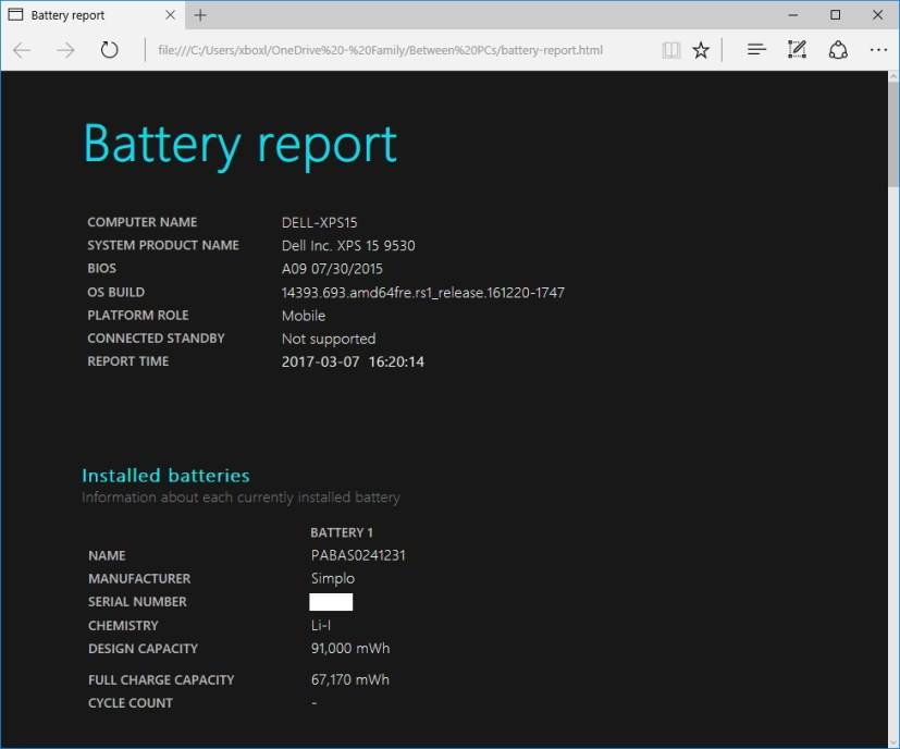 Hướng dẫn cách kiểm tra Pin trên windows 10 với battery-report